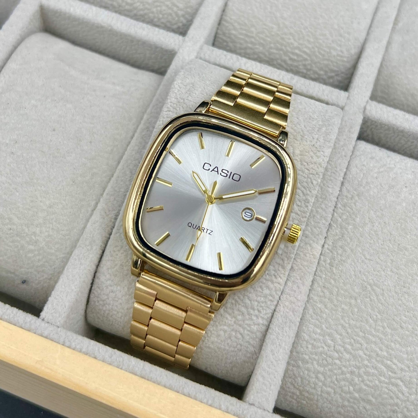 Casio® LTP E117 + 🎁 علبة الساعة هدية