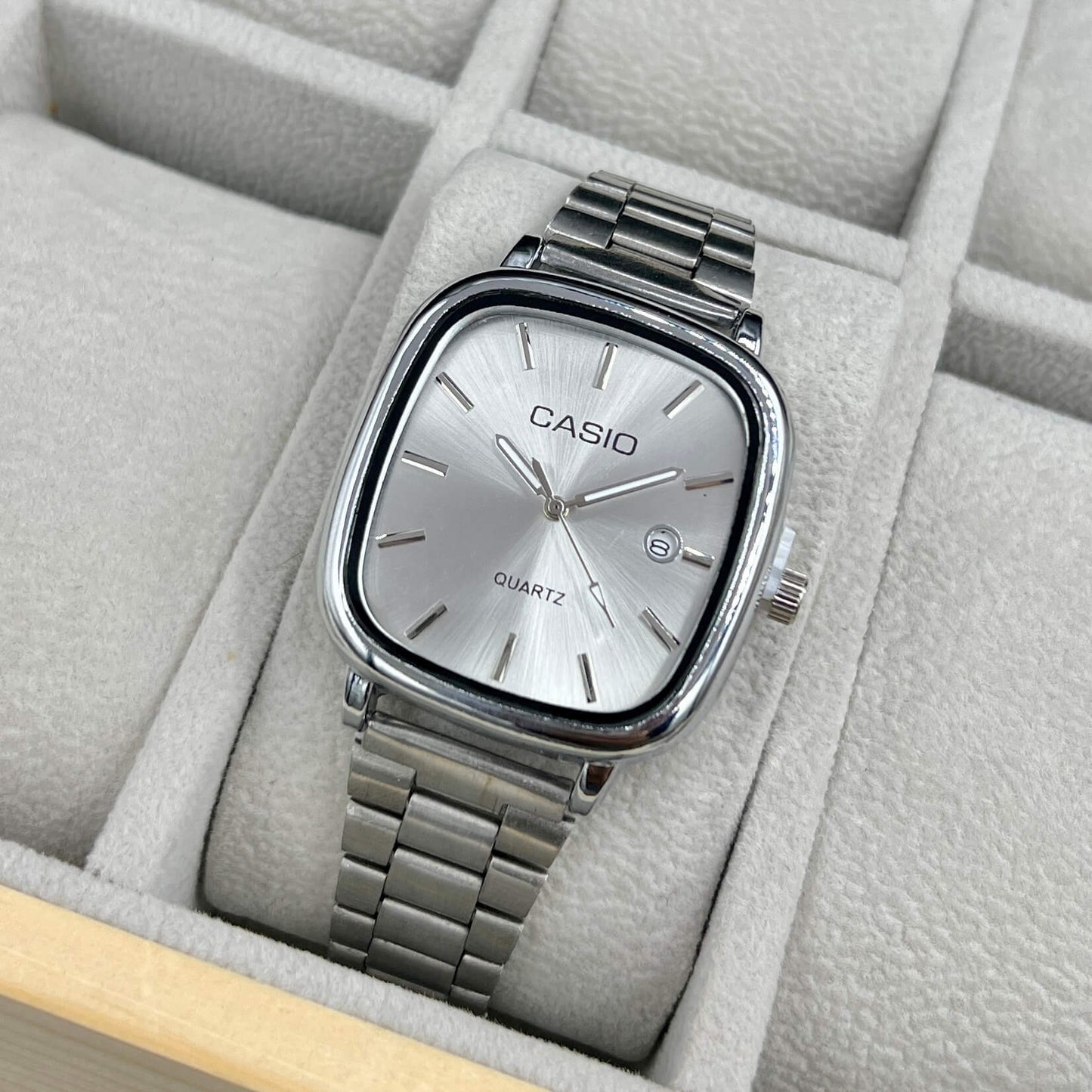 Casio® LTP E117 + 🎁 علبة الساعة هدية